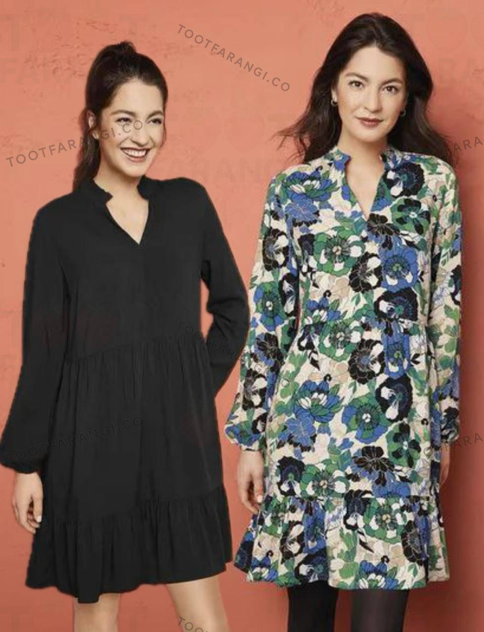 پیراهن یقه هفت زنانه